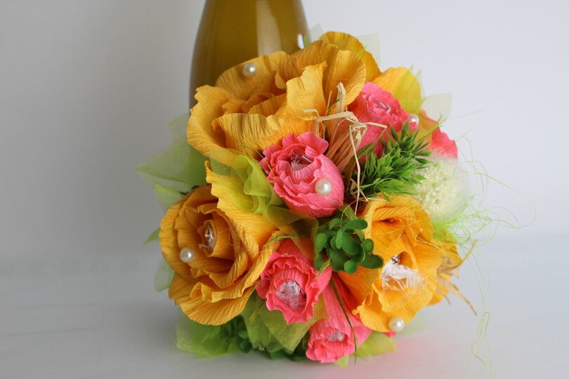 Weinflasche dekorieren