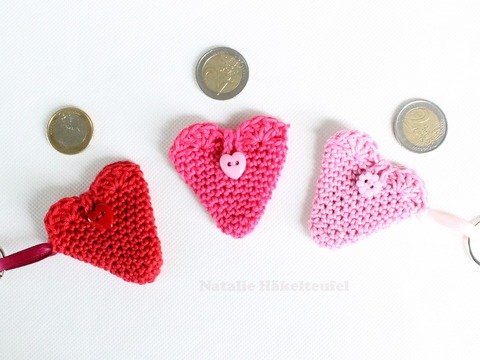 Geldtasche "Herzchen", mini (ca. 5,5 cm)