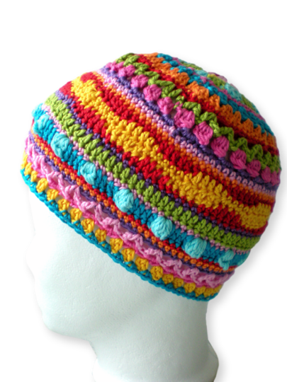 Hat Cap Crochet Pattern 2 sizes Baby Toddler 