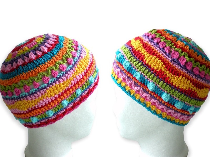 Hat Cap Crochet Pattern 2 sizes Baby Toddler 