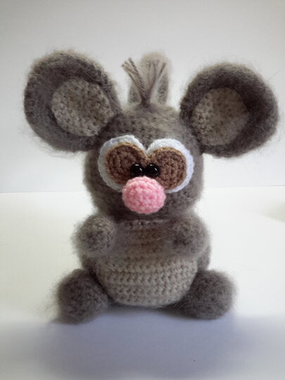 Häkelanleitung Ringelmäuschen, Amigurumi