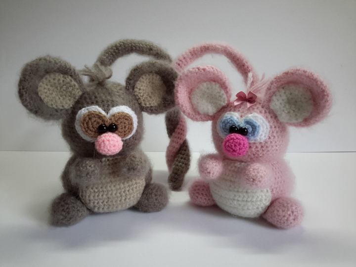 Häkelanleitung Ringelmäuschen, Amigurumi