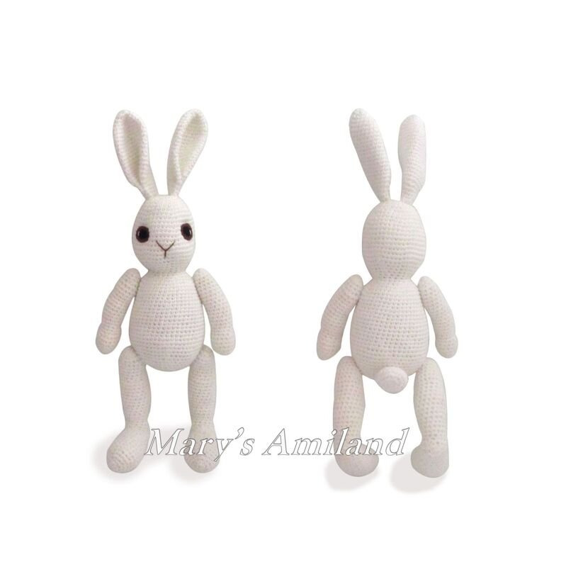 Jeffrey Bunny the Ami - Amigurumi Crochet Pattern - Digital Download - Image 4