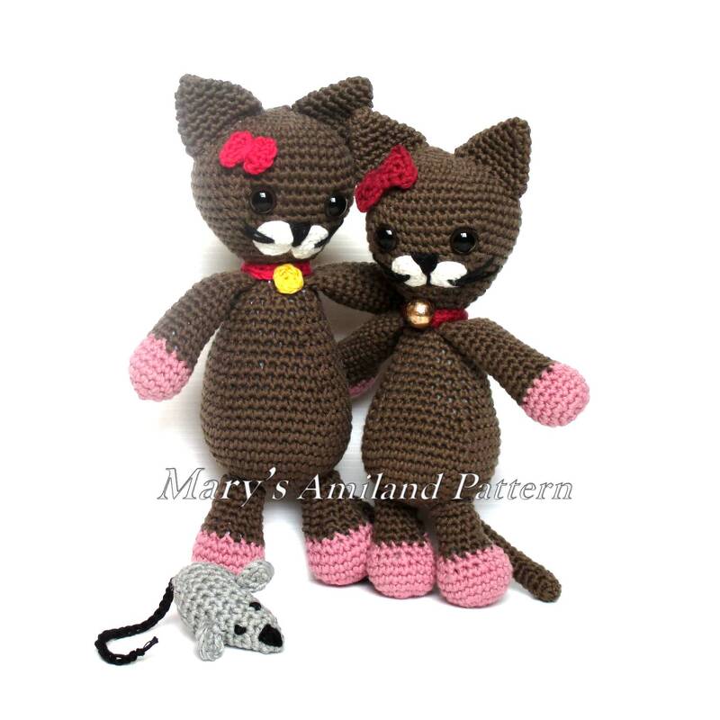 Minou Cat The Ami - Amigurumi Crochet Pattern - Digital Download - Image 4