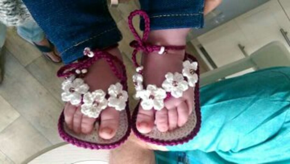 Baby Flip Flop mit Schlüsselanhänger