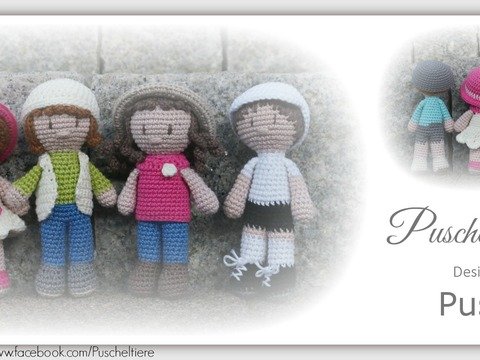 Häkelanleitung Puscheltiere MiniPüppis