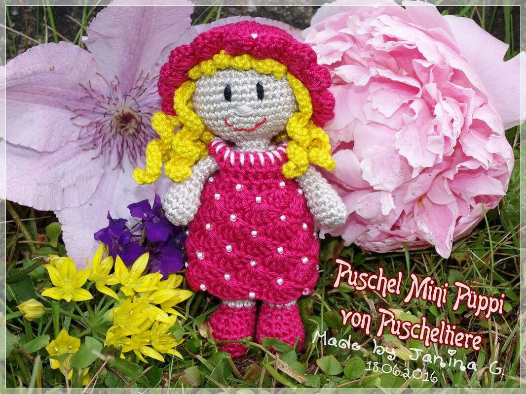 Häkelanleitung Puscheltiere MiniPüppis - Bild 2