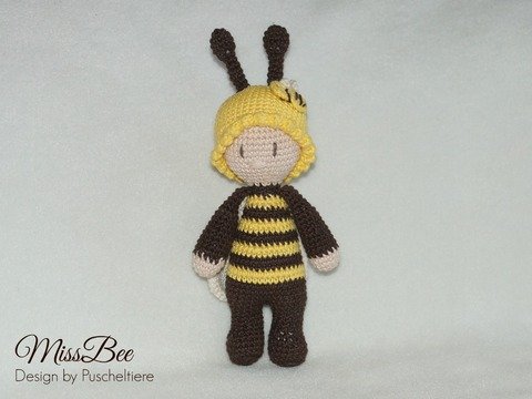 Häkelanleitung Miss Bee by Puscheltiere