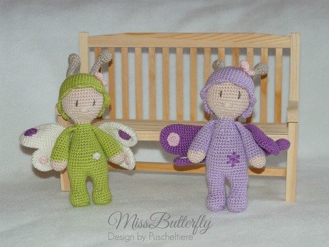 Häkelanleitung Miss Butterfly by Puscheltiere