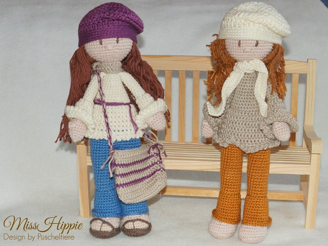 Häkelanleitung MissHippie by Puscheltiere