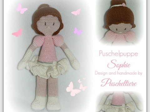 Häkelanleitung Puschelpuppe-Sophie