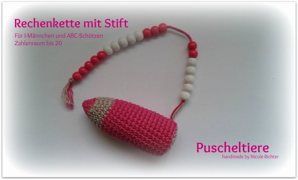 Häkelanleitung Rechenkette Stift - Bild 2