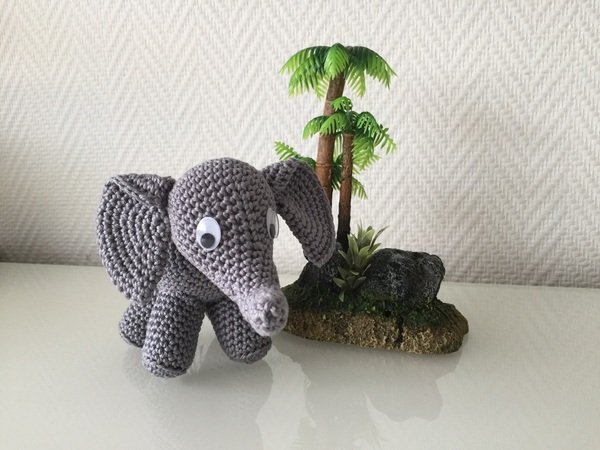 Häkelanleitung Baby Elefant 