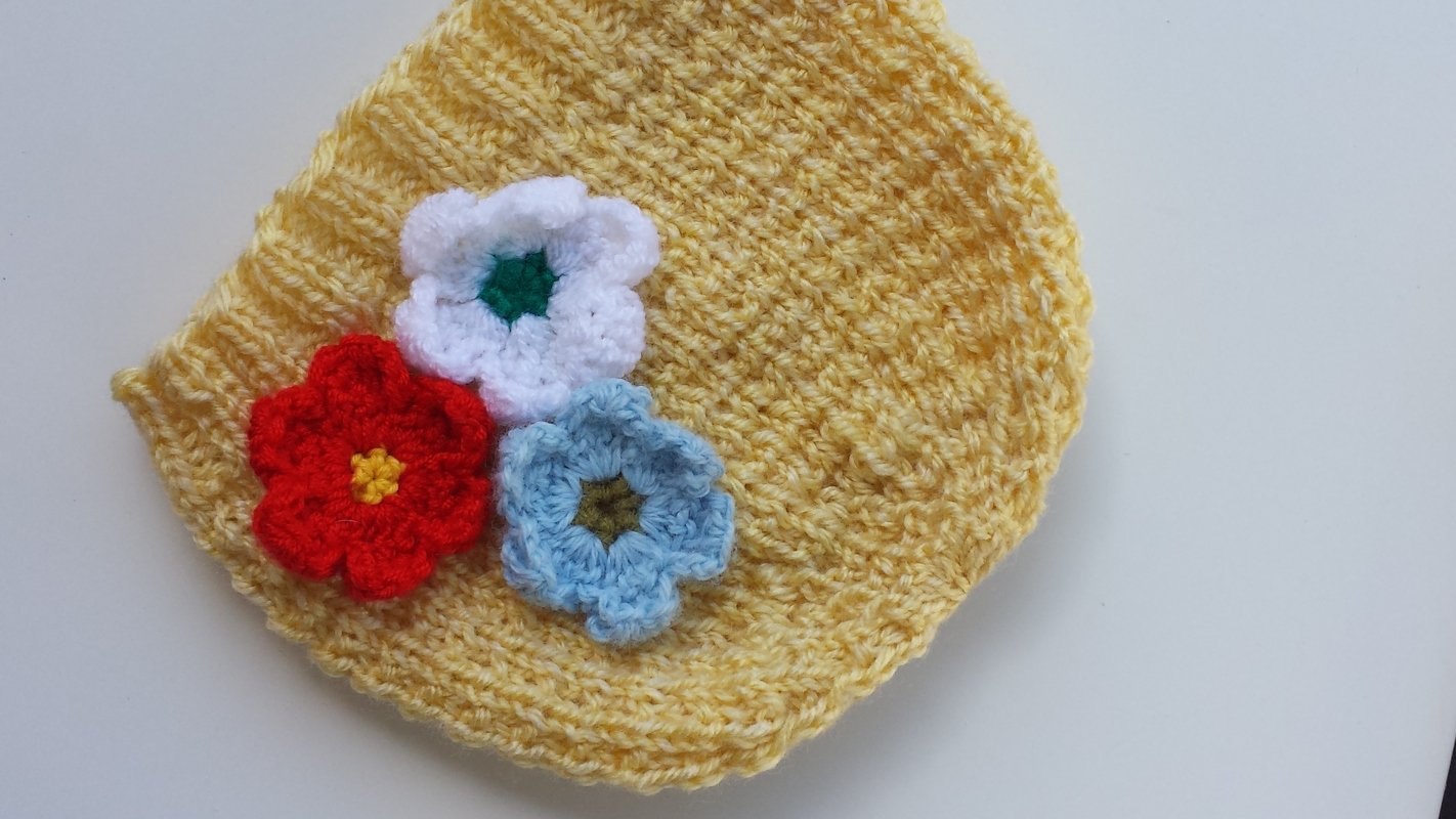 Anleitung Baby-Erstlingsmützchen 0-1 Monat