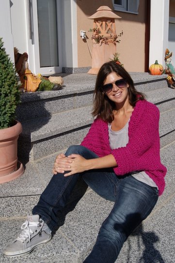 Übergangsweste (Oversize) Universalgröße - ist für alle Größen leicht anzupassen