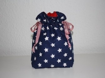 Nähanleitung Geschenkbeutel mit Zugband