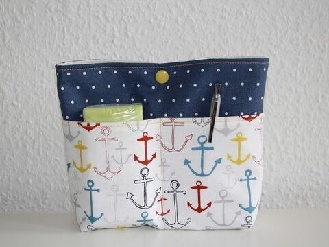Nähanleitung kleiner Taschenorganizer