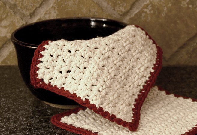 Single/Double Crochet Dishcloth - Free