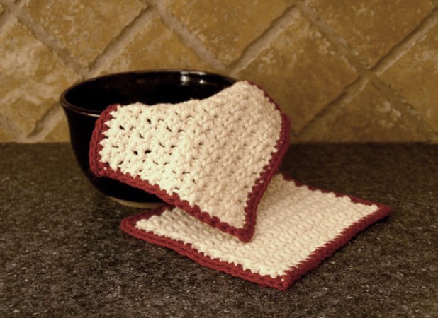 Single/Double Crochet Dishcloth - Free