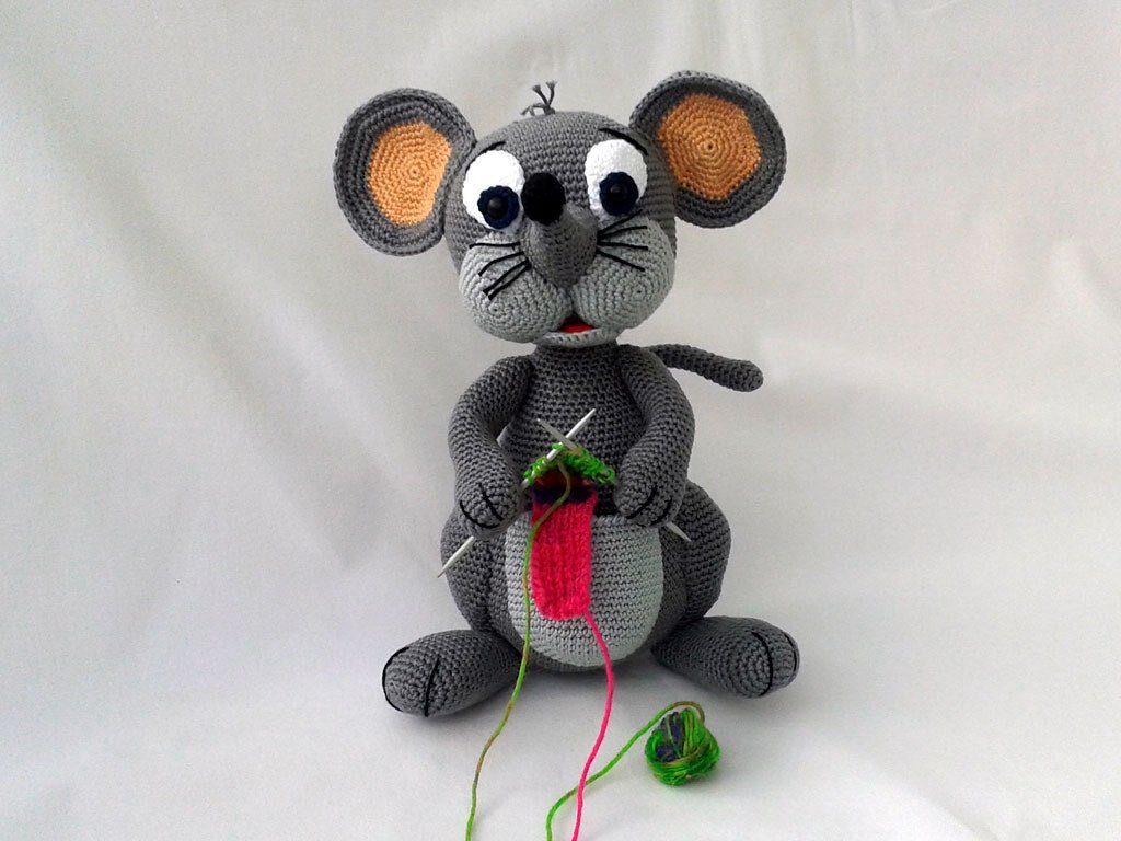 Häkelanleitung Lola, die Maus - Bild 5