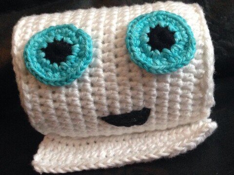 Madame Klopapier, gehäkelt