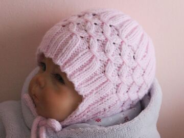 Baby Earflap Hat Knitting Pattern