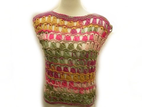 Top Como in Broomstrick-Optik Größe S - M - L