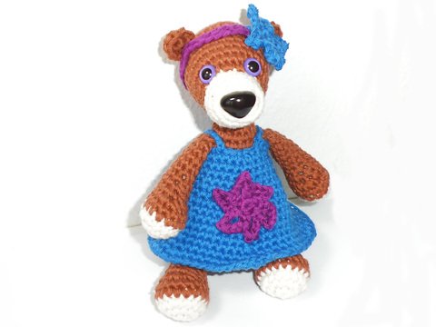 Teddy Berta (Bär-ta) Häkelanleitung