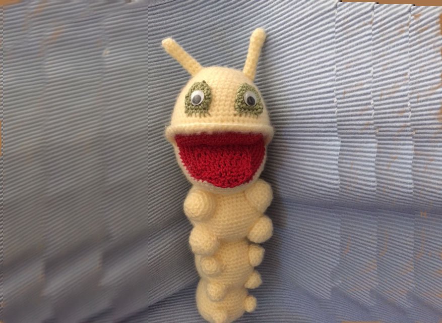 Häkelanleitung Raupe Rico