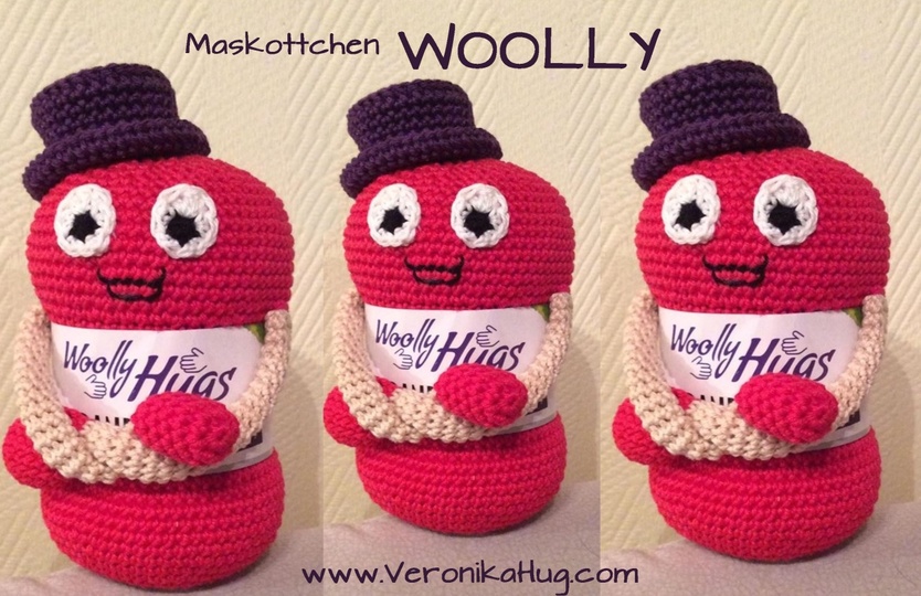 Woolly Maskottchen Häkeltier