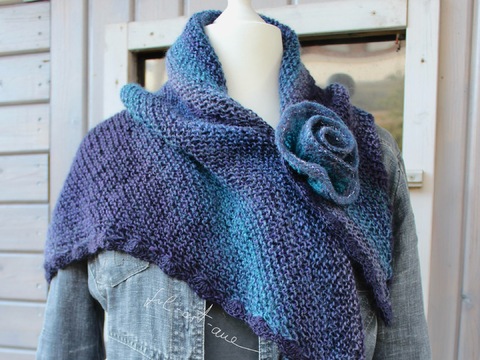 Tuch "Aenny", Strickanleitung, für Anfänger geeignet