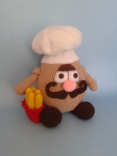 Häkelanleitung, Kartoffelkoch Knollo