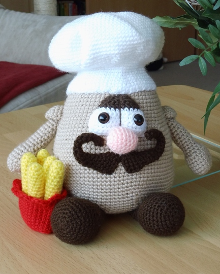 Häkelanleitung, Kartoffelkoch Knollo