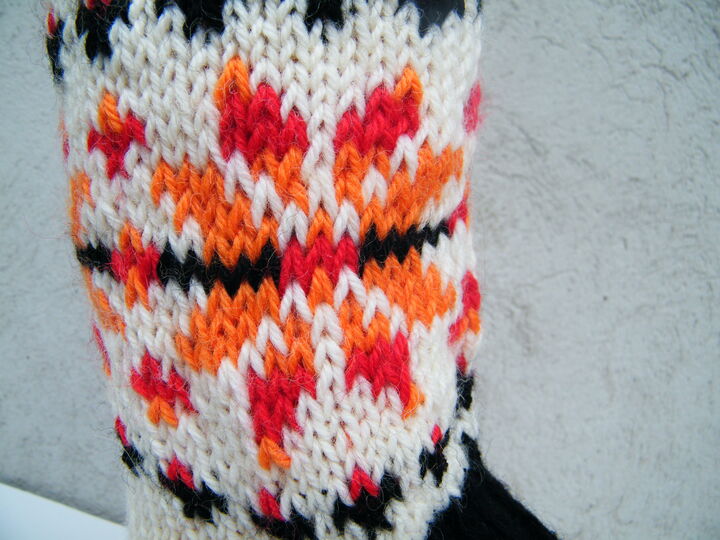 Anleitung für Socken mit Norwegermuster für Gr. 39