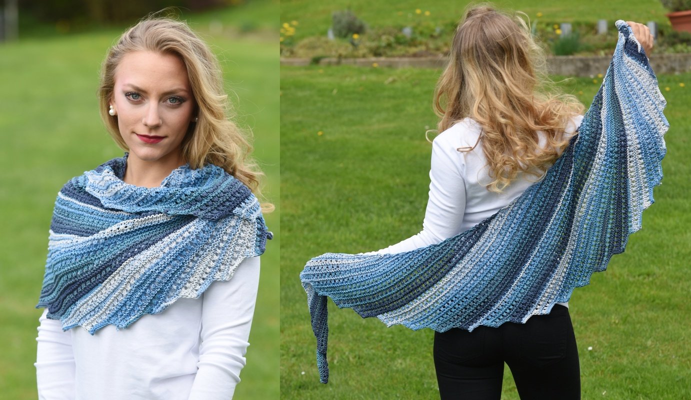 DrachenStrahl gestrickt aus Bandy