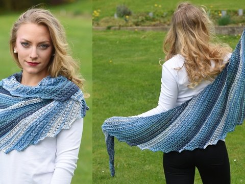 DrachenStrahl gestrickt aus Bandy