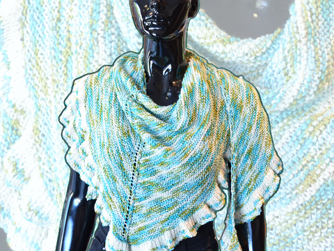 Dreieckstuch Crazy Clouds