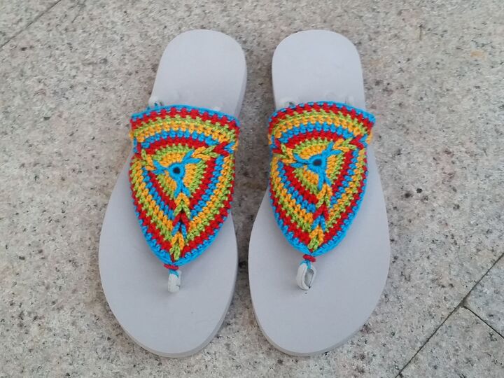 Crochet Pattern Flip Flops "Tornado" - all sizes