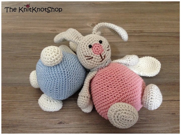 Häkelanleitung Schmusetier Hase "Hasi"