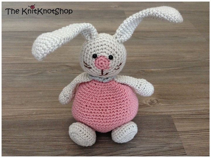 Häkelanleitung Schmusetier Hase "Hasi"