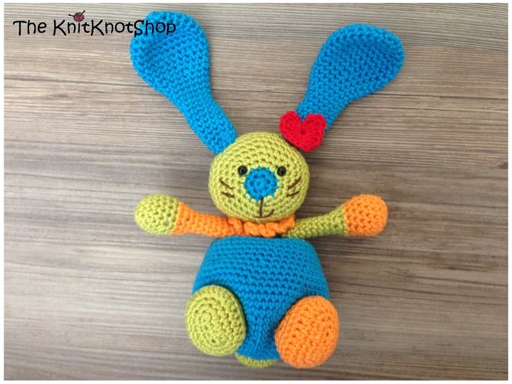 Häkelanleitung Schmusetier Hase "Hasi"