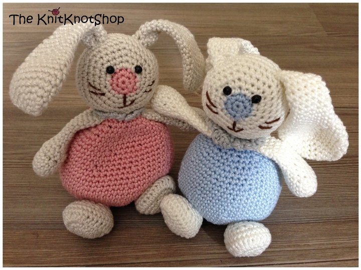 Häkelanleitung Schmusetier Hase "Hasi"