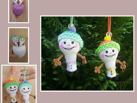 Anleitung Amigurumi " Mini Schneemann " 8 cm Groß