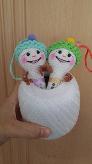 Anleitung Amigurumi " Mini Schneemann " 8 cm Groß