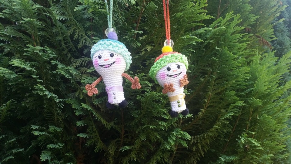 Anleitung Amigurumi " Mini Schneemann " 8 cm Groß