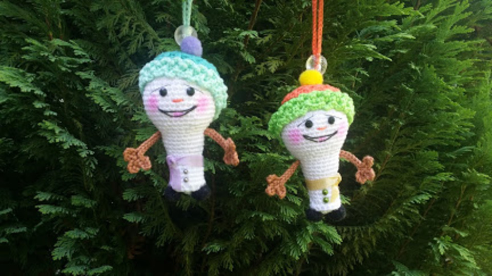 Anleitung Amigurumi " Mini Schneemann " 8 cm Groß