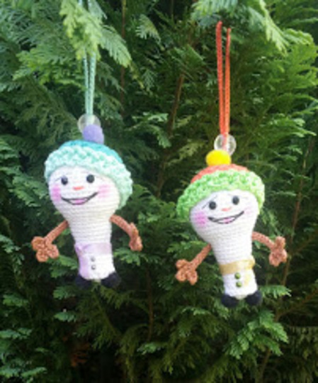 Anleitung Amigurumi " Mini Schneemann " 8 cm Groß