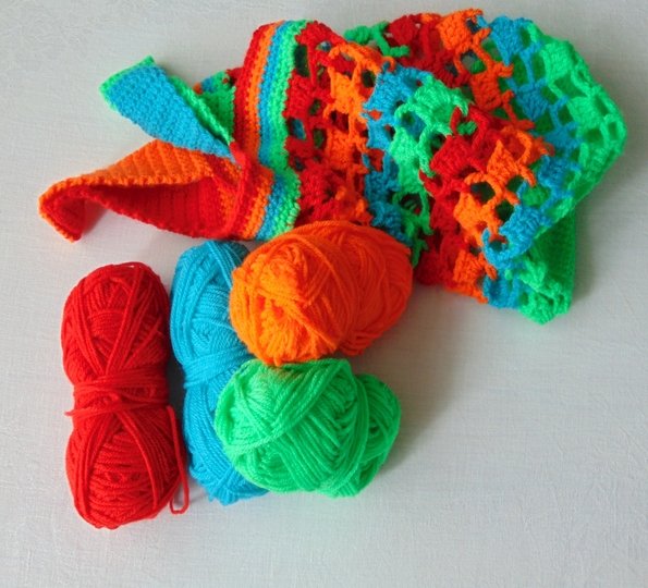 Häkeltasche/Beutel Colour