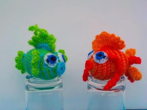 Häkelanleitung Sommerfische „Blub und Blubber“ – entzückende Allrounder
