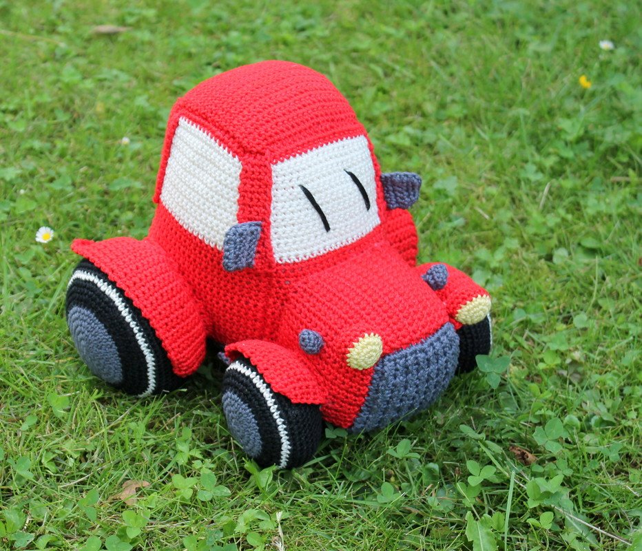 Traktor/ Bagger Häkelanleitung - Fotos und Abbildungen